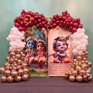 Krishna Radha Theme Backdrop