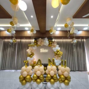 Blissful Baby Arrival Balloon Setup