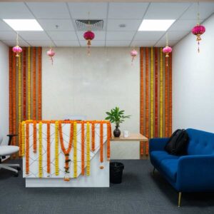 Corporate Reception Diwali Setup