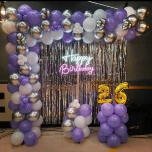 Lets Party Background Decoration